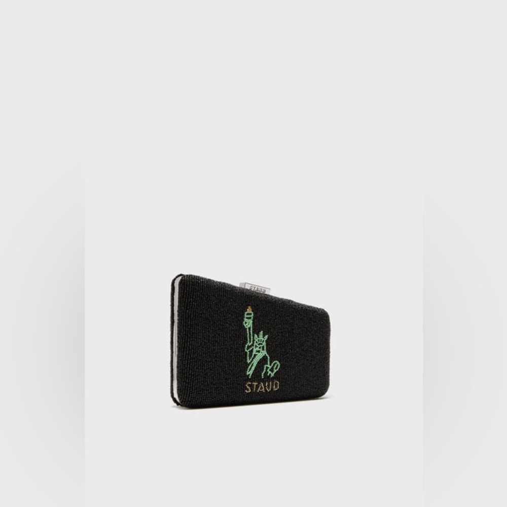 STAUD Carmella NYC Skyline Beaded Clutch - Picture 13 of 16